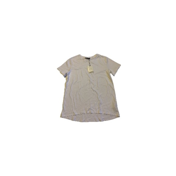 🆕 Zara Plain White T-Shirt - Women’s Size Small - Picture 1 of 7